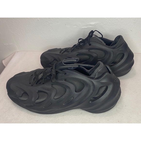 Adidas AdiFOM Q Sneakers Mens 10.5 BlackHP6581 Foam Cutout Techwear Shoes